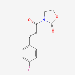 3-[3-(4-Fluorophenyl)acryloyl]-1,3-oxazolidin-2-one