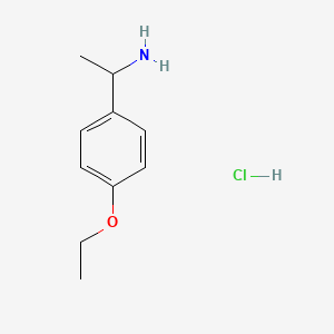 B1419282 1-(4-Ethoxyphenyl)ethan-1-amine hydrochloride CAS No. 1081775-30-5