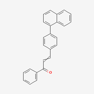 3-[4-(Naphthalen-1-yl)phenyl]-1-phenylprop-2-en-1-one