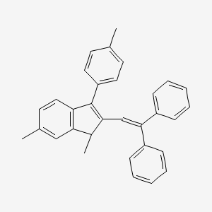 2-(2,2-Diphenylethenyl)-1,6-dimethyl-3-(4-methylphenyl)-1H-indene