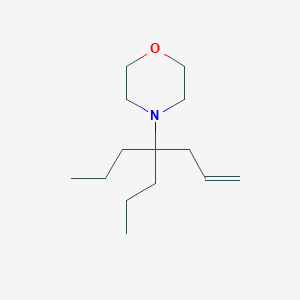 Morpholine, 4-(1,1-dipropyl-3-butenyl)-