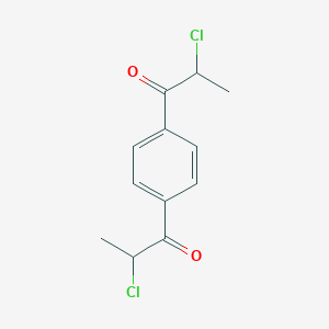 molecular formula C12H12Cl2O2 B14193054 1,1'-(1,4-Phenylene)bis(2-chloropropan-1-one) CAS No. 919790-69-5