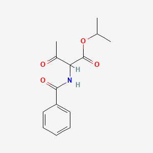 Propan-2-yl 2-benzamido-3-oxobutanoate