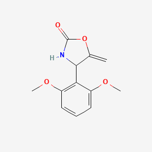 4-(2,6-Dimethoxyphenyl)-5-methylidene-1,3-oxazolidin-2-one