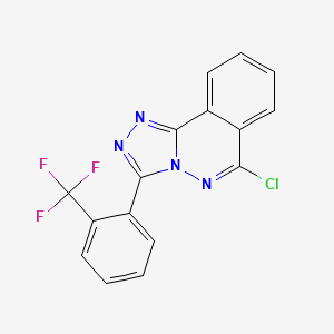 6-Chloro-3-[2-(trifluoromethyl)phenyl][1,2,4]triazolo[3,4-a]phthalazine