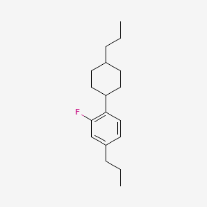 2-Fluoro-4-propyl-1-(4-propylcyclohexyl)benzene