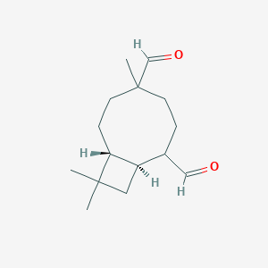 (1S,8R)-5,9,9-Trimethylbicyclo[6.2.0]decane-2,5-dicarbaldehyde