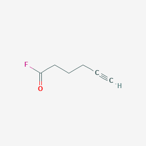 molecular formula C6H7FO B14193177 Hex-5-ynoyl fluoride CAS No. 922496-02-4