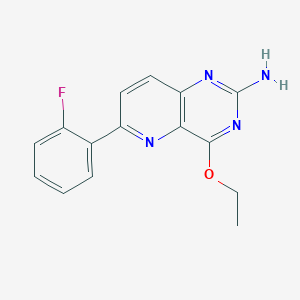 4-Ethoxy-6-(2-fluorophenyl)pyrido[3,2-d]pyrimidin-2-amine