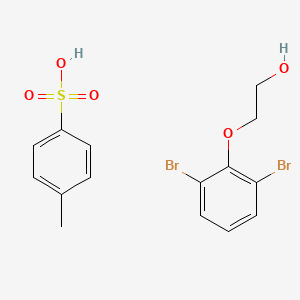 2-(2,6-Dibromophenoxy)ethanol;4-methylbenzenesulfonic acid