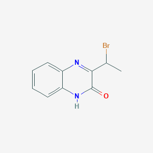 3-(1-bromoethyl)-1H-quinoxalin-2-one