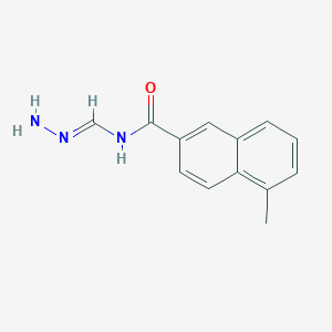 N-[(E)-hydrazinylidenemethyl]-5-methylnaphthalene-2-carboxamide