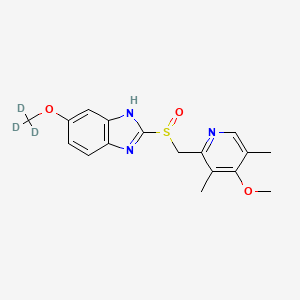 molecular formula C17H19N3O3S B1419328 奥美拉唑 D3 CAS No. 934293-91-1