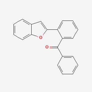 molecular formula C21H14O2 B14193307 [2-(1-Benzofuran-2-yl)phenyl](phenyl)methanone CAS No. 922529-75-7