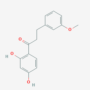 B14193312 1-(2,4-Dihydroxyphenyl)-3-(3-methoxyphenyl)propan-1-one CAS No. 851192-44-4