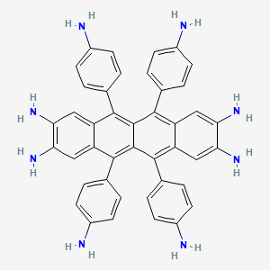 5,6,11,12-Tetrakis(4-aminophenyl)tetracene-2,3,8,9-tetramine