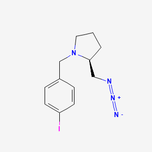 (2S)-2-(azidomethyl)-1-[(4-iodophenyl)methyl]pyrrolidine