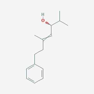 molecular formula C15H22O B14193375 (3R)-2,5-Dimethyl-7-phenylhept-4-en-3-ol CAS No. 917883-07-9