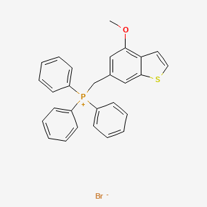 [(4-Methoxy-1-benzothiophen-6-yl)methyl](triphenyl)phosphanium bromide