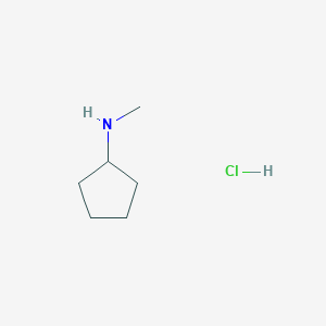 molecular formula C6H14ClN B1419344 N-甲基环戊胺盐酸盐 CAS No. 75098-42-9