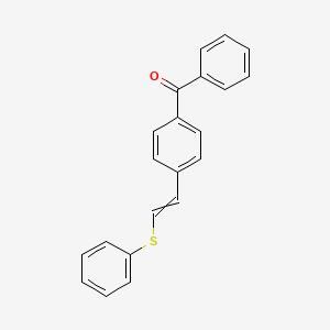 Phenyl{4-[2-(phenylsulfanyl)ethenyl]phenyl}methanone