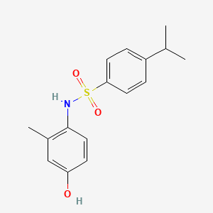 molecular formula C16H19NO3S B14193489 N-(4-Hydroxy-2-methylphenyl)-4-(propan-2-yl)benzene-1-sulfonamide CAS No. 920527-09-9