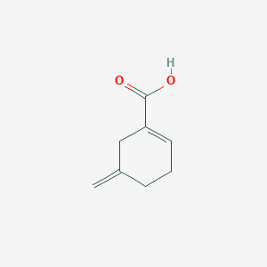 molecular formula C8H10O2 B14193513 5-Methylidenecyclohex-1-ene-1-carboxylic acid CAS No. 918534-24-4