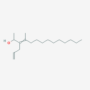 molecular formula C18H34O B14193520 4-Methyl-3-(prop-2-en-1-yl)tetradec-3-en-2-ol CAS No. 917883-17-1