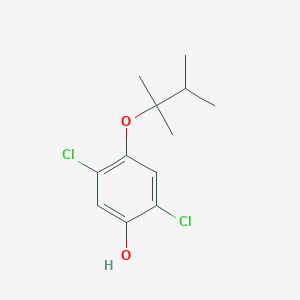 2,5-Dichloro-4-[(2,3-dimethylbutan-2-yl)oxy]phenol