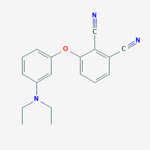 3-[3-(Diethylamino)phenoxy]benzene-1,2-dicarbonitrile