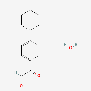 molecular formula C14H18O3 B1419354 4-环己基苯甘醛水合物 CAS No. 99433-89-3