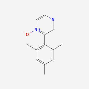 1-Oxo-2-(2,4,6-trimethylphenyl)-1lambda~5~-pyrazine