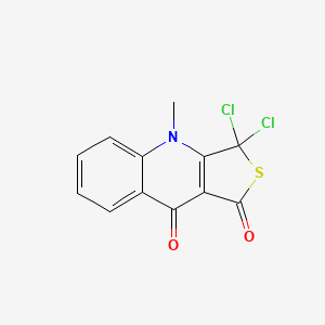 3,3-Dichloro-4-methylthieno[3,4-b]quinoline-1,9(3H,4H)-dione