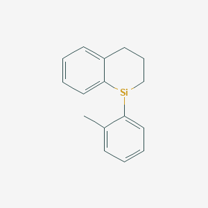 1-Silanaphthalene, 1,2,3,4-tetrahydro-1-(2-methylphenyl)-