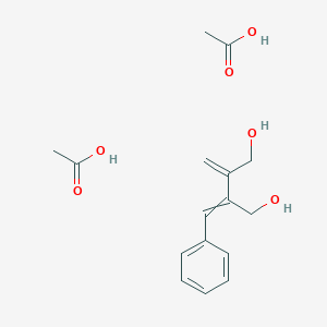 Acetic acid;2-benzylidene-3-methylidenebutane-1,4-diol