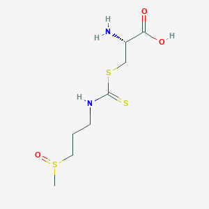 S-{[3-(Methanesulfinyl)propyl]carbamothioyl}-L-cysteine