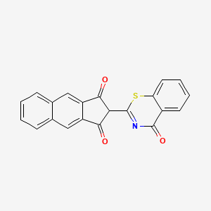 2-(4-Oxo-4H-1,3-benzothiazin-2-yl)-1H-cyclopenta[b]naphthalene-1,3(2H)-dione