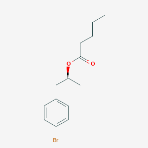 molecular formula C14H19BrO2 B14193725 (2S)-1-(4-Bromophenyl)propan-2-yl pentanoate CAS No. 918441-55-1