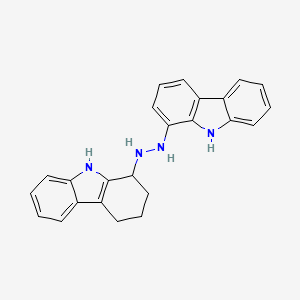 1-[2-(2,3,4,9-Tetrahydro-1H-carbazol-1-yl)hydrazinyl]-9H-carbazole