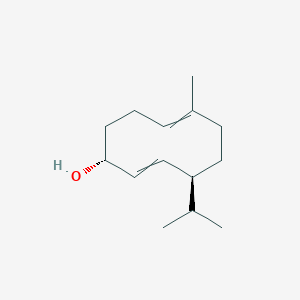 molecular formula C14H24O B14193755 (1R,4S)-7-Methyl-4-(propan-2-yl)cyclodeca-2,7-dien-1-ol CAS No. 854985-20-9