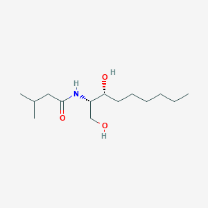 N-[(2S,3R)-1,3-dihydroxynonan-2-yl]-3-methylbutanamide