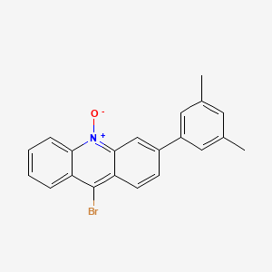 Acridine, 9-bromo-3-(3,5-dimethylphenyl)-, 10-oxide