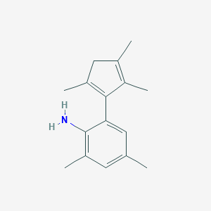 2,4-Dimethyl-6-(2,4,5-trimethylcyclopenta-1,4-dien-1-yl)aniline