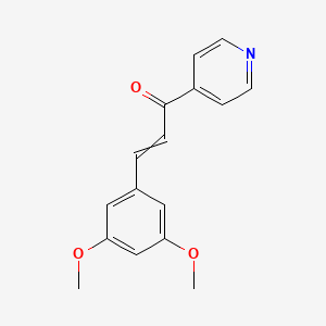 3-(3,5-Dimethoxyphenyl)-1-(pyridin-4-yl)prop-2-en-1-one