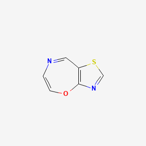 molecular formula C6H4N2OS B14193846 [1,3]Thiazolo[5,4-f][1,4]oxazepine CAS No. 869006-97-3