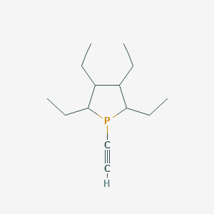 molecular formula C14H25P B14193849 2,3,4,5-Tetraethyl-1-ethynylphospholane CAS No. 918531-33-6