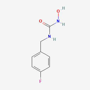 N-[(4-Fluorophenyl)methyl]-N'-hydroxyurea