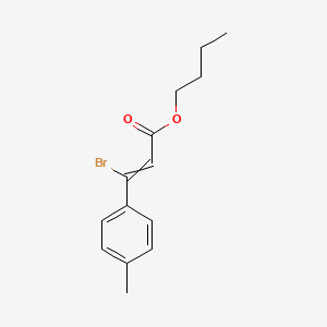 Butyl 3-bromo-3-(4-methylphenyl)prop-2-enoate