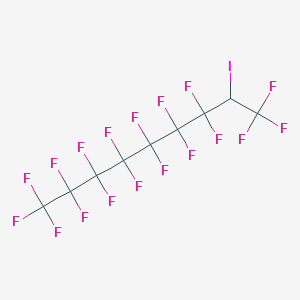 molecular formula C9HF18I B14193865 1,1,1,2,2,3,3,4,4,5,5,6,6,7,7,9,9,9-Octadecafluoro-8-iodononane CAS No. 922524-04-7