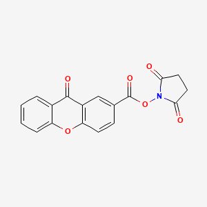 1-[(9-Oxo-9H-xanthene-2-carbonyl)oxy]pyrrolidine-2,5-dione